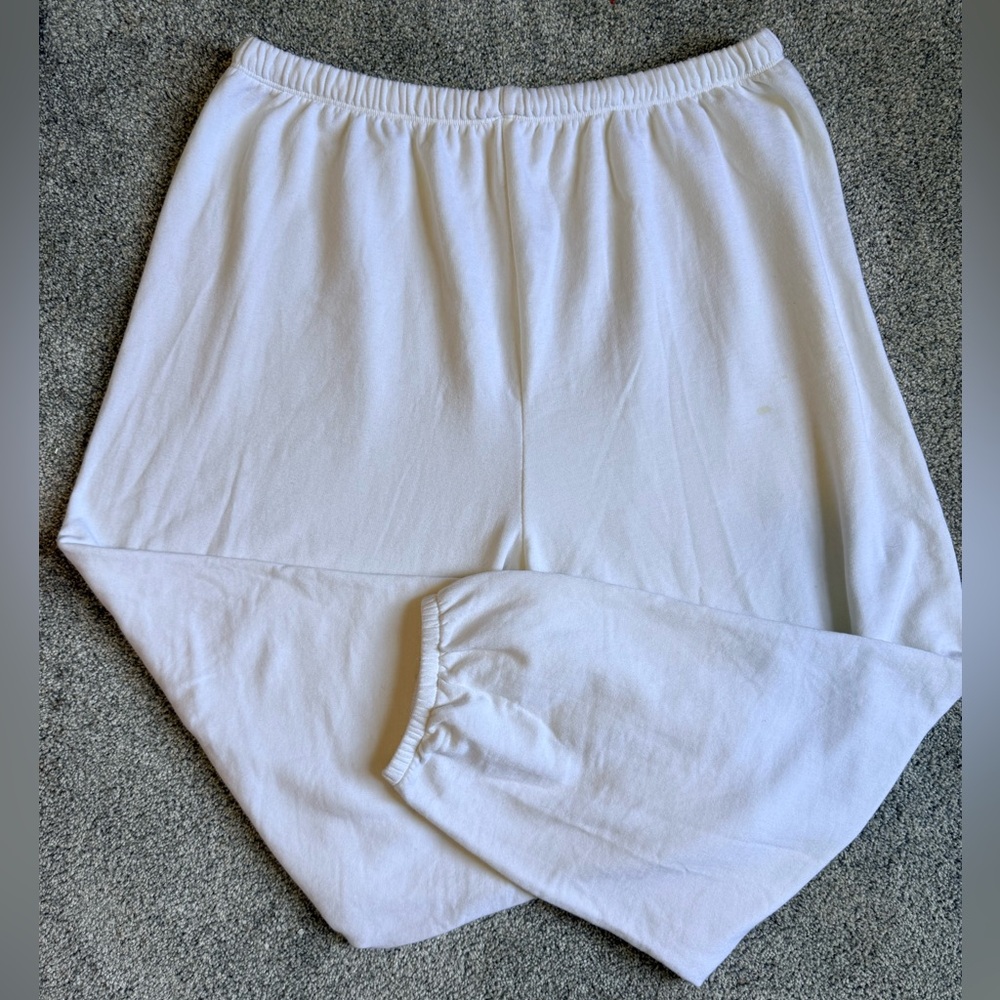 Offline by Aerie White Sweatpants | Size Large